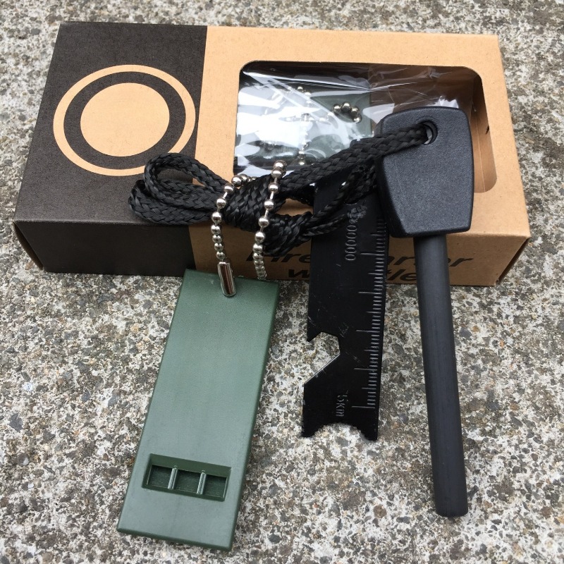 Magnesium Fire Starter - Outdoor Survival Fire Starter Kit, Ferrocerium