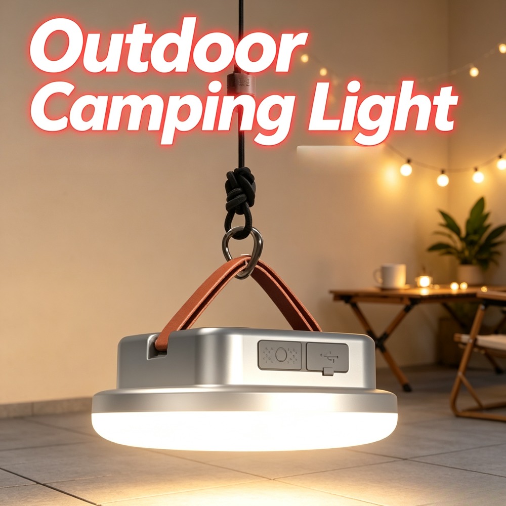 Solar Emergency Charger - Outdoor Camping Light Flashlight Solar Charging