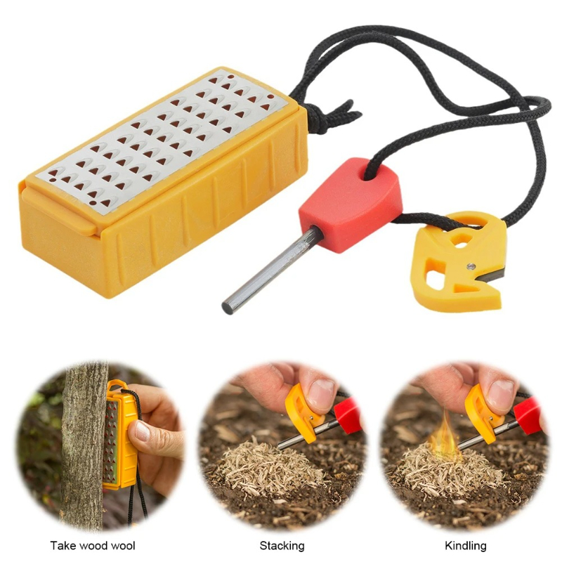 Portable Outdoor Emergency Tin - đánh giá và giá Magnesium Fire Starter