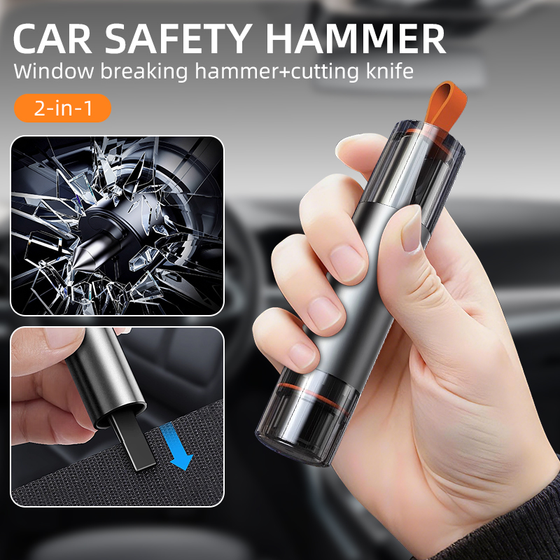2-in-1 Car Safety Hammer Emerg - đánh giá và giá Rescue Rope Throw